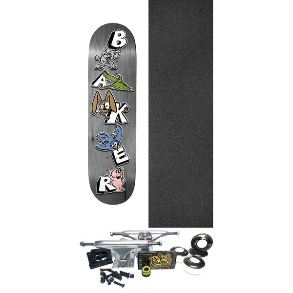 Baker Skateboards Zach Allen Calamities Skateboard Deck - 8.5" x 32" - Complete Skateboard Bundle